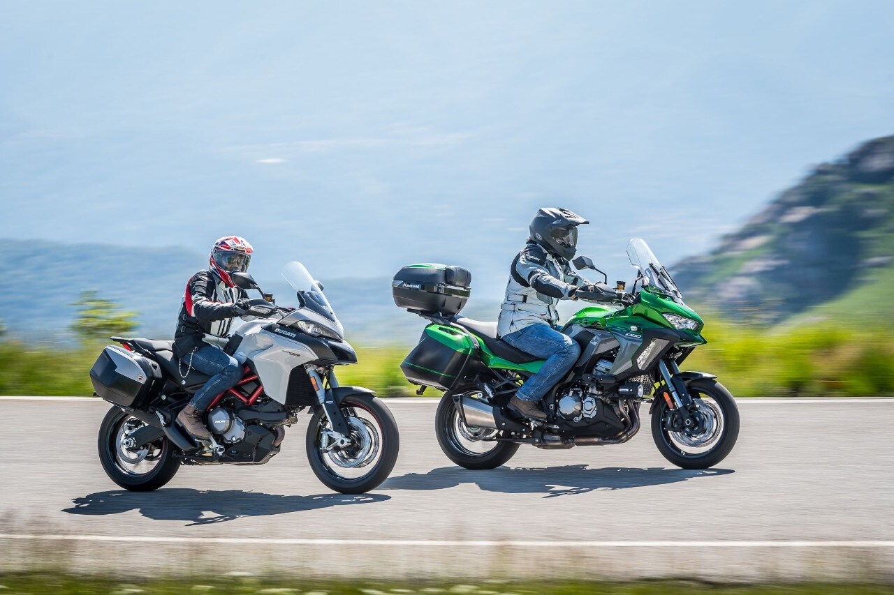 Ducati Multistrada 950 S - Kawasaki Versys SE Gran Tourer: fun touring